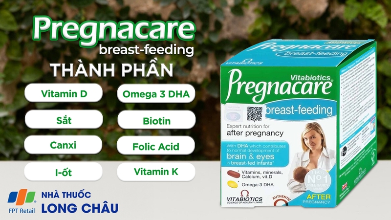 Cách dùng viên uống sau sinh pregnacare, vitamin tổng hợp pregnacare breast