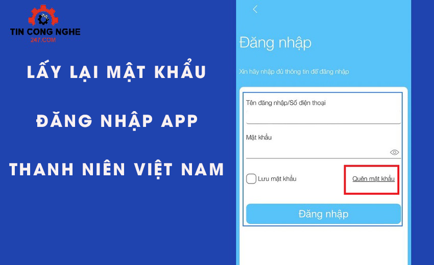 Cách xem mật khẩu trên app thanh niên việt nam đơn giản, just a moment