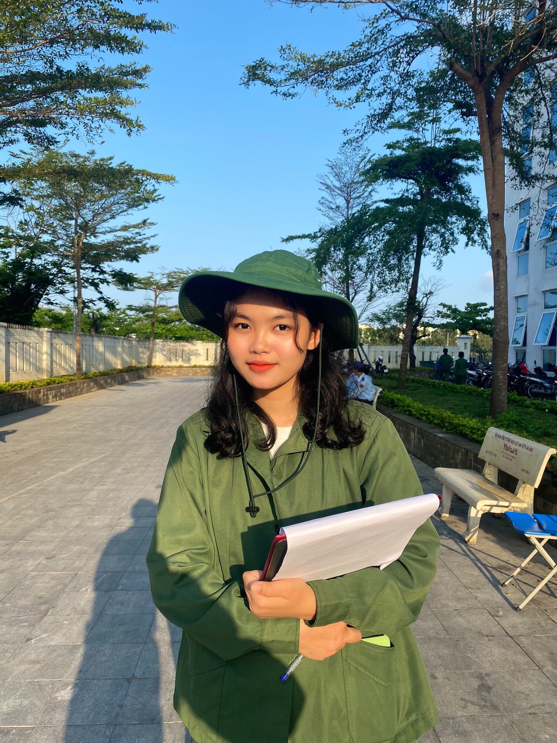 Cap hay về đi học quân sự của sinh viên, cảm nghĩ về kỳ học quân sự 2019