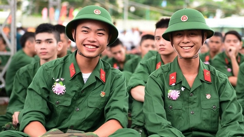 Sinh viên đào tạo sĩ quan dự bị, trường đại học xây dựng hà nội