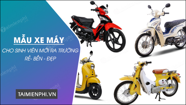 Top 10 mẫu xe máy giá rẻ cho tân sinh viên nên mua xe gì, top 6 xe máy dành cho sinh viên bền tốt nhất 2024