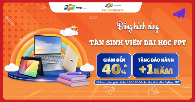Ưu đãi học sinh sinh viên fpt shop, just a moment